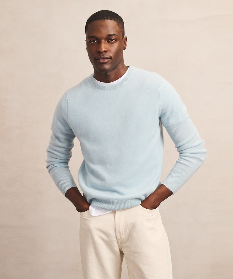The Original Cashmere Crewneck Sweater Men's by NAADAM, 100% Cashmere