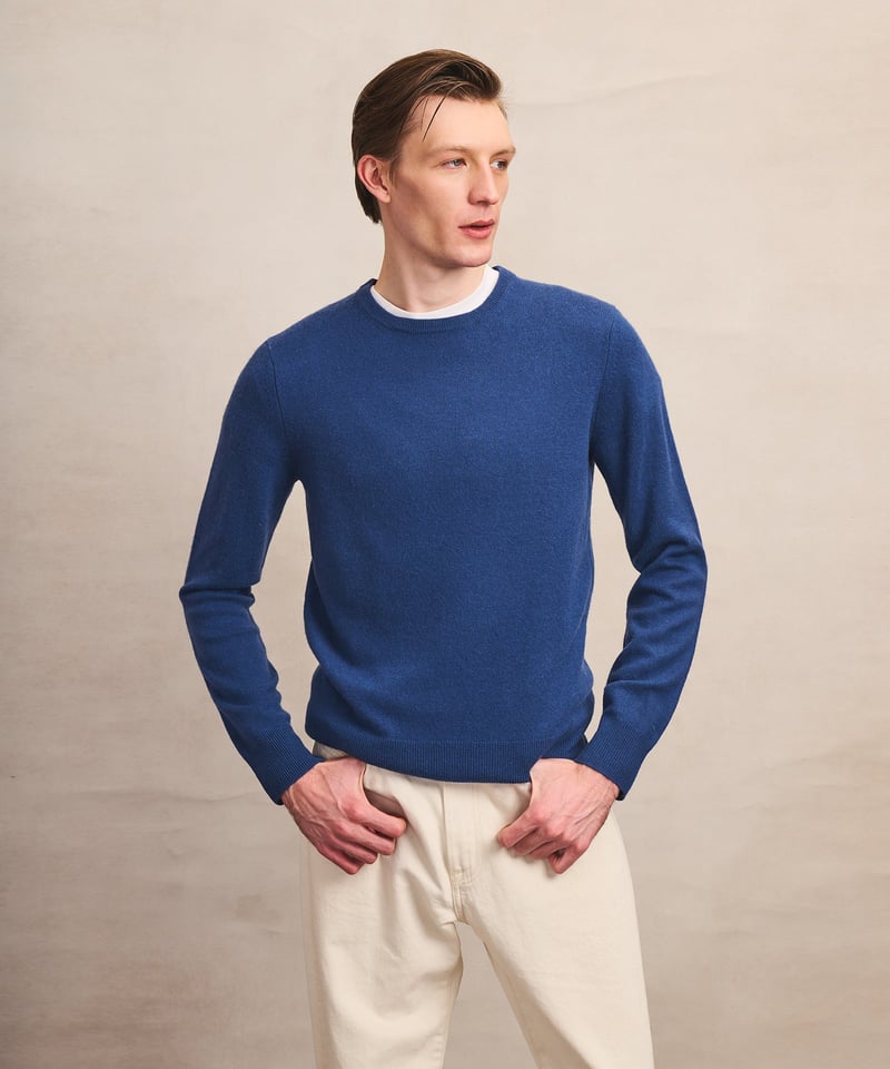 The Original Cashmere Crewneck Sweater Men's by NAADAM, 100% Cashmere