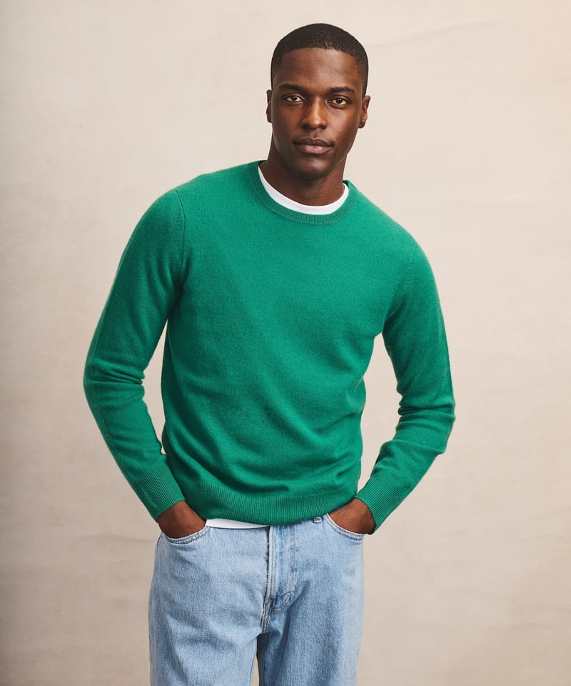 The Original Cashmere Crewneck Sweater Men's by NAADAM, 100% Cashmere