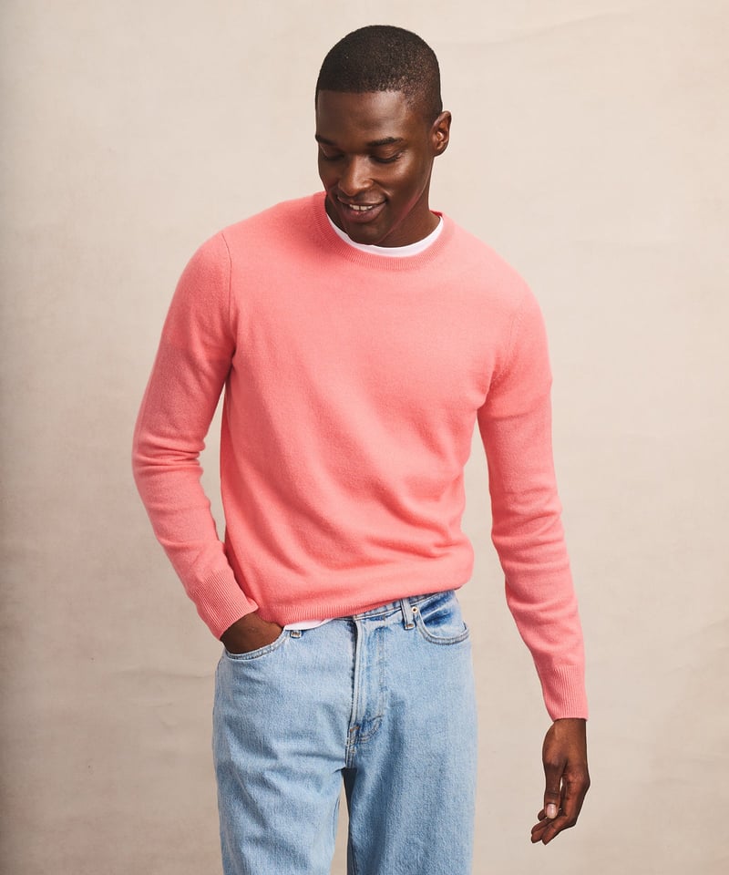 The Original Cashmere Crewneck Sweater Men's by NAADAM, 100% Cashmere
