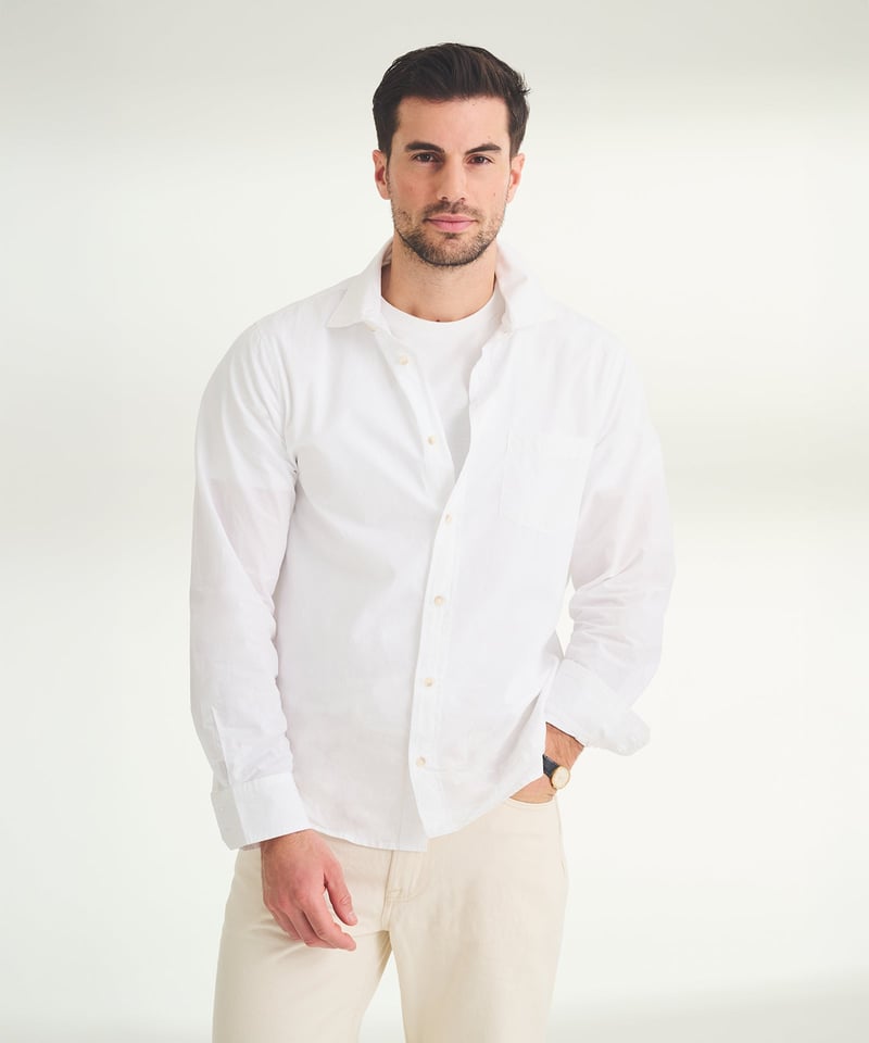 Organic Cotton Button Down Shirt by NAADAM, 100% Cotton
