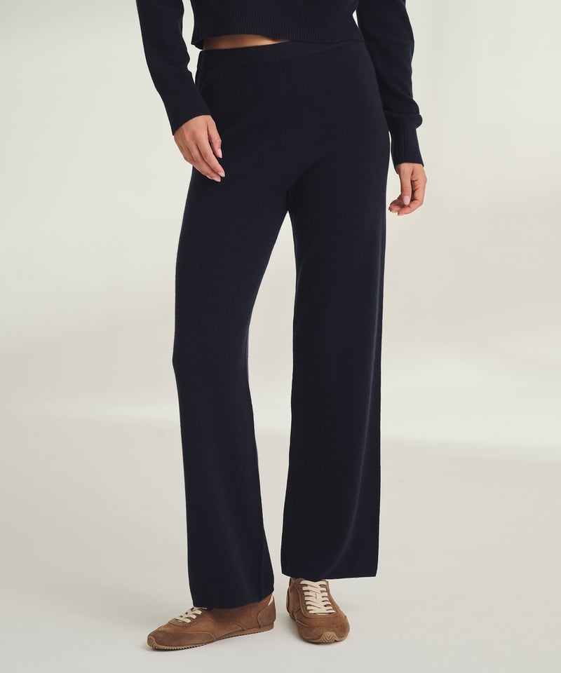 Signature Cashmere Straight Leg Pant by NAADAM, 100% Cashmere