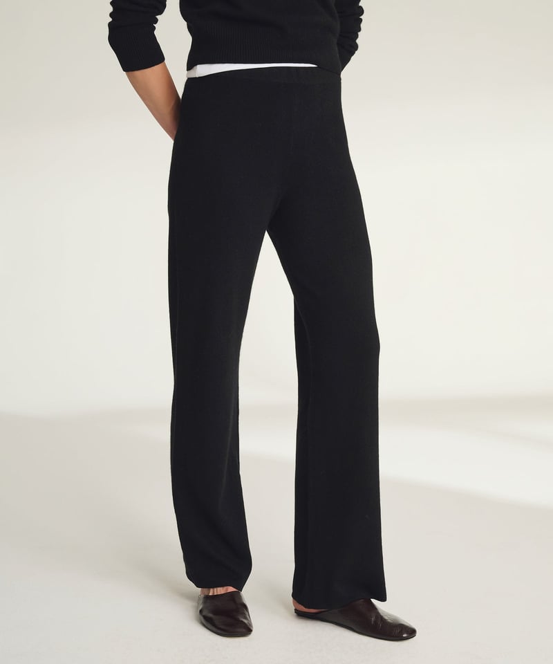 Signature Cashmere Straight Leg Pant by NAADAM, 100% Cashmere