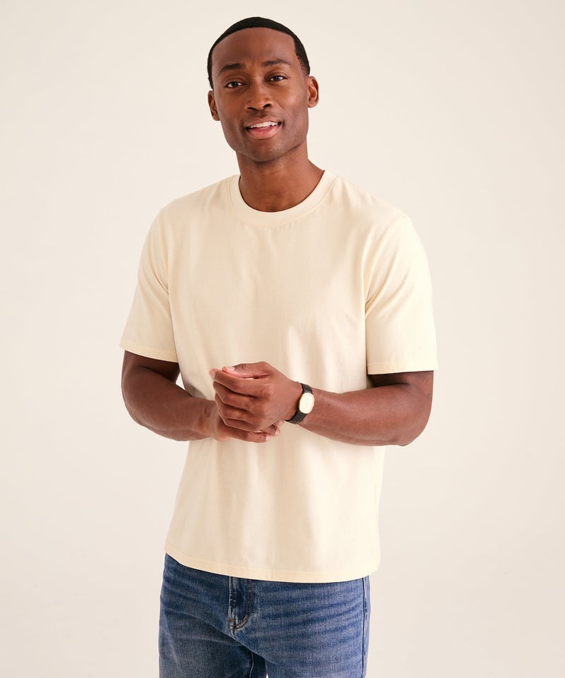 Heavyweight Cotton Tee by NAADAM, 100% Cotton