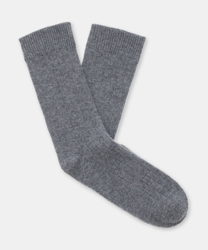 Signature Cashmere Ribbed Socks by NAADAM, 100% Cashmere