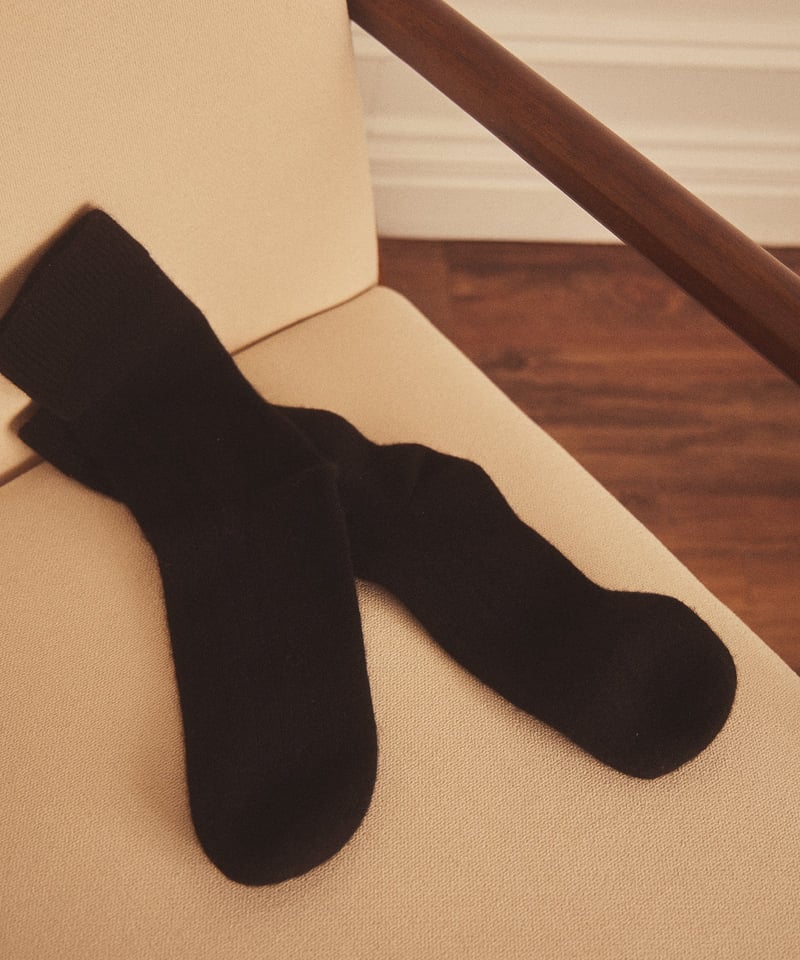 Signature Cashmere Ribbed Socks by NAADAM, 100% Cashmere