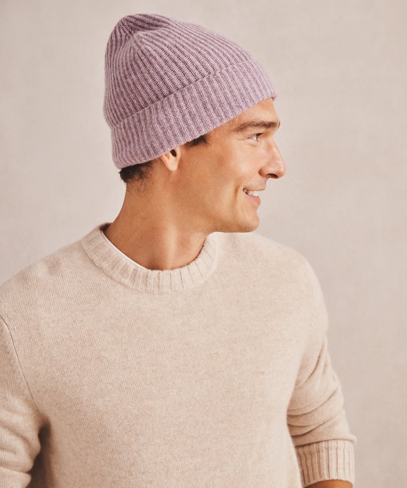 Signature Cashmere Ribbed Beanie by NAADAM, 100% Cashmere