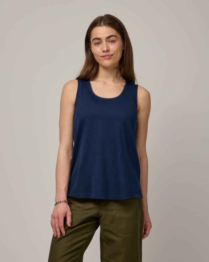 Steph Scoop Neck Tank by Wool&, 78% Wool, 22% Nylon