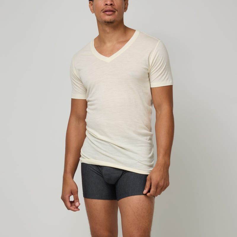 Men's 100% Wool Undershirt by Wool&, 100% Wool