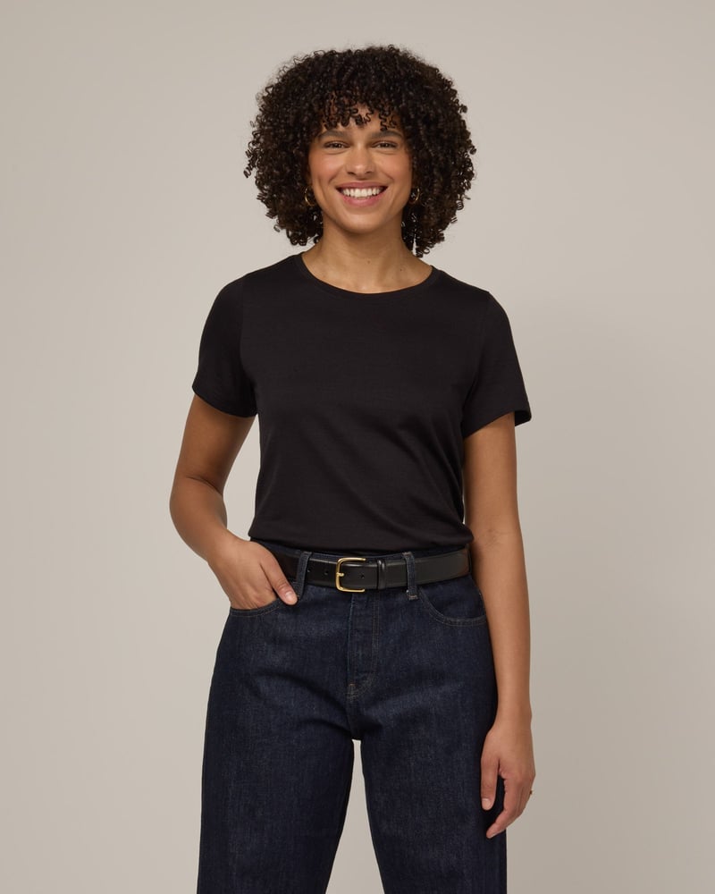 Zoe Easy Crew Neck Tee by Wool&, 78% Wool, 22% Nylon