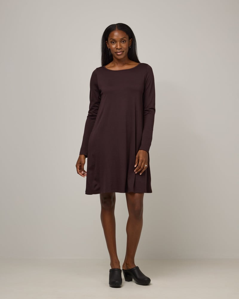 Rowena Swing Dress by Wool&, 78% Wool, 22% Nylon