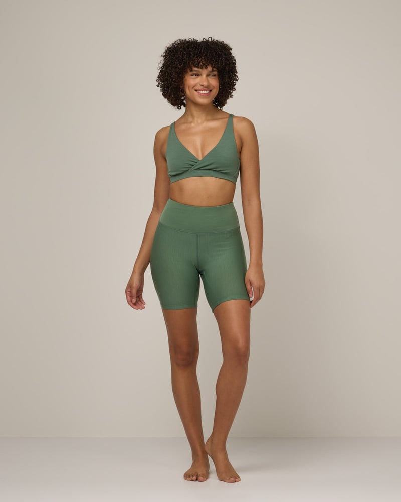 Roam Bike Short by Wool&, 68% Wool, 25% Nylon, 7% Elastane