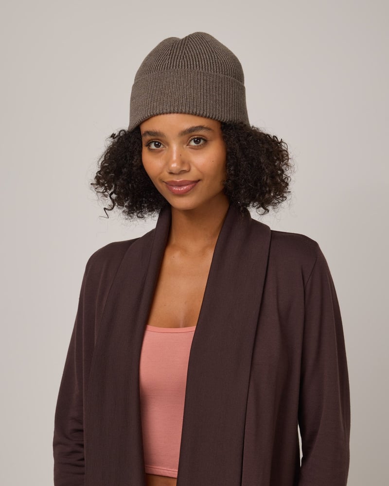 Rory Ribbed Beanie by Wool&, 100% Wool