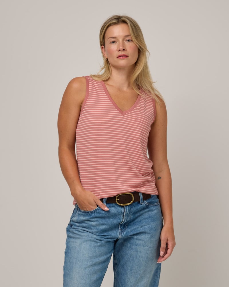 Penelope Pocket Tank by Wool&, 78% Wool, 22% Nylon