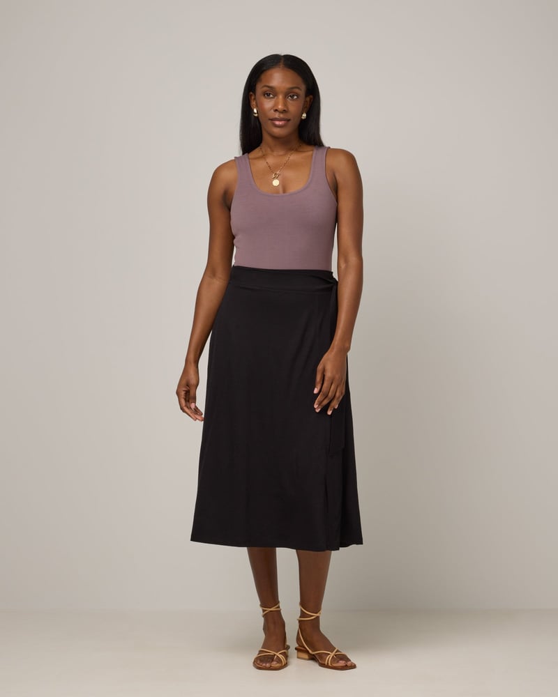 Skye Wrap Skirt by Wool&, 78% Wool, 22% Nylon
