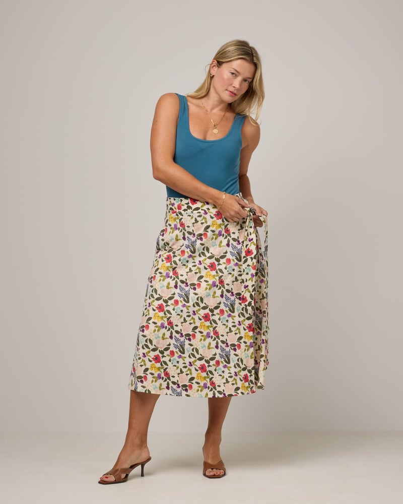 Skye Wrap Skirt by Wool&, 78% Wool, 22% Nylon