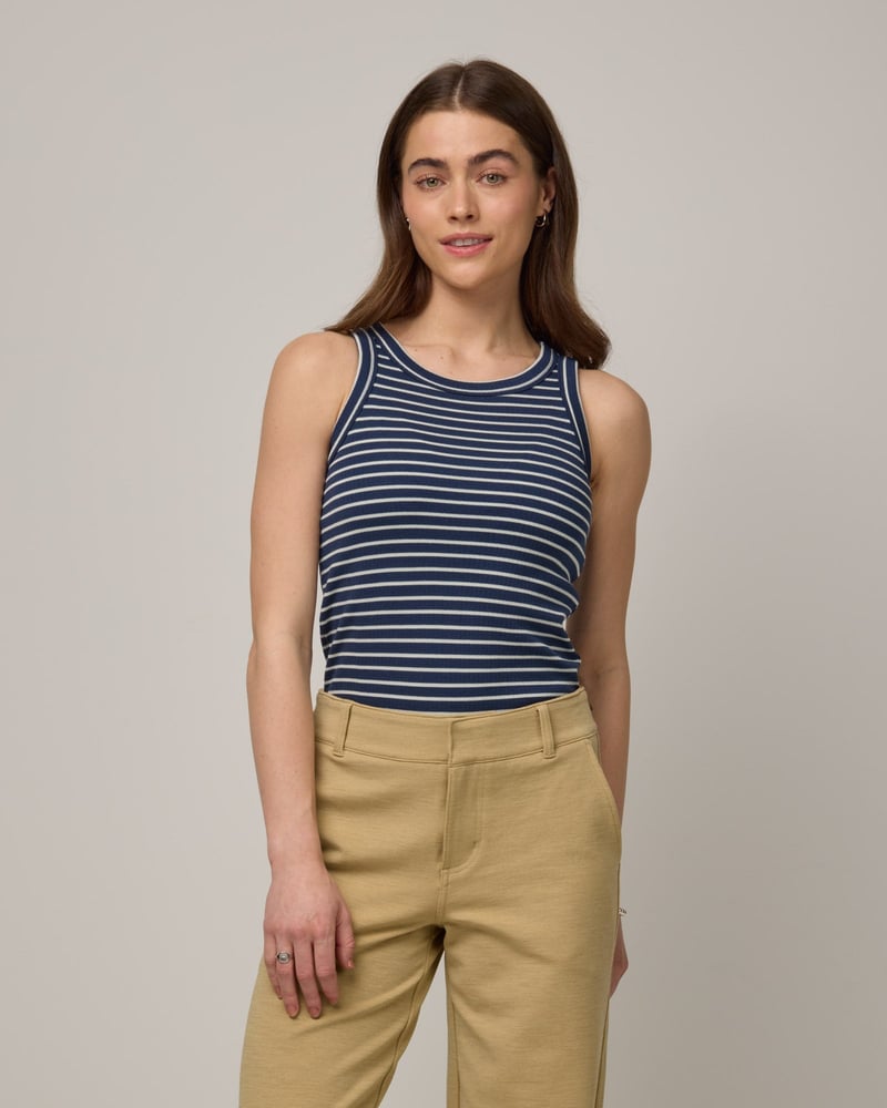Lily Ribbed Tank by Wool&, 74% Wool, 26% Nylon