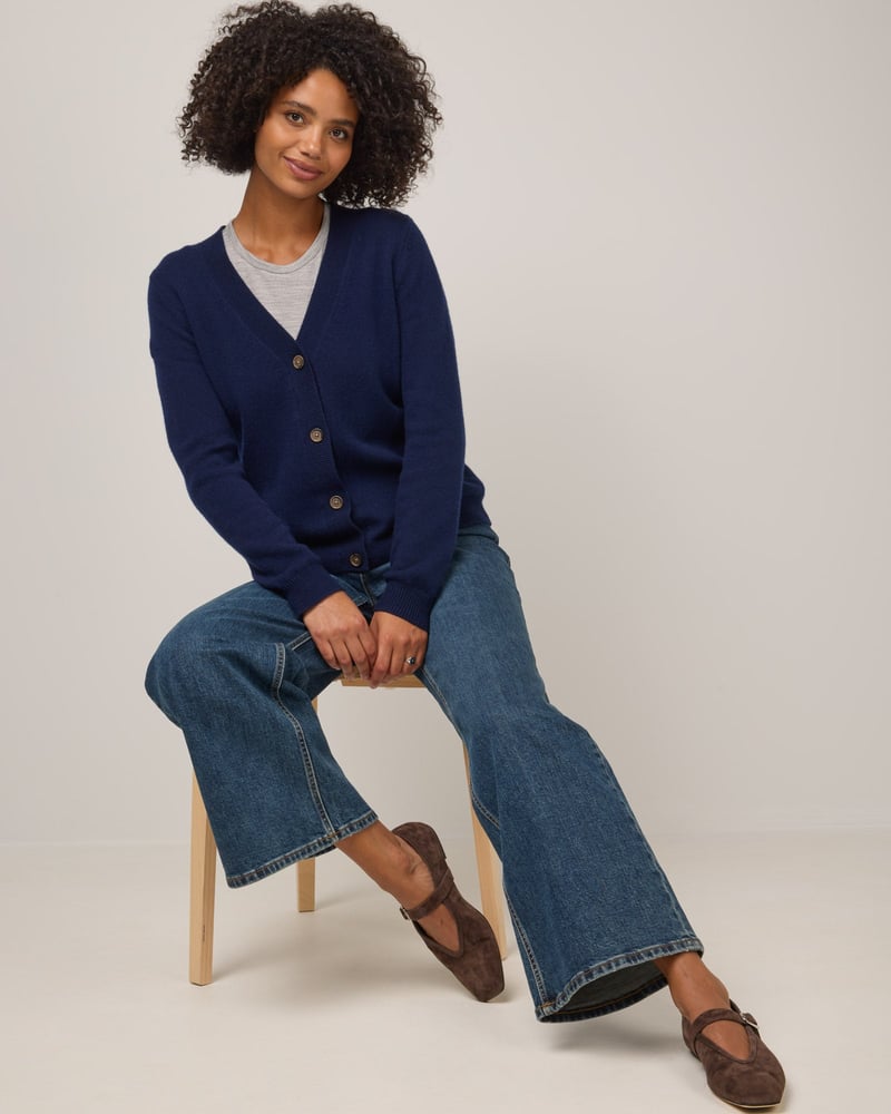 Hazel Sweater Cardigan by Wool&, 80% Wool, 20% Nylon