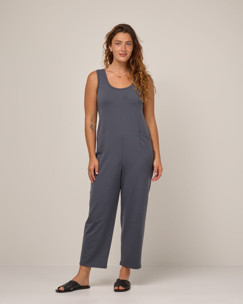 Sydney Tank Jumpsuit by Wool&, 75% Wool, 22% Nylon, 3% Elastane