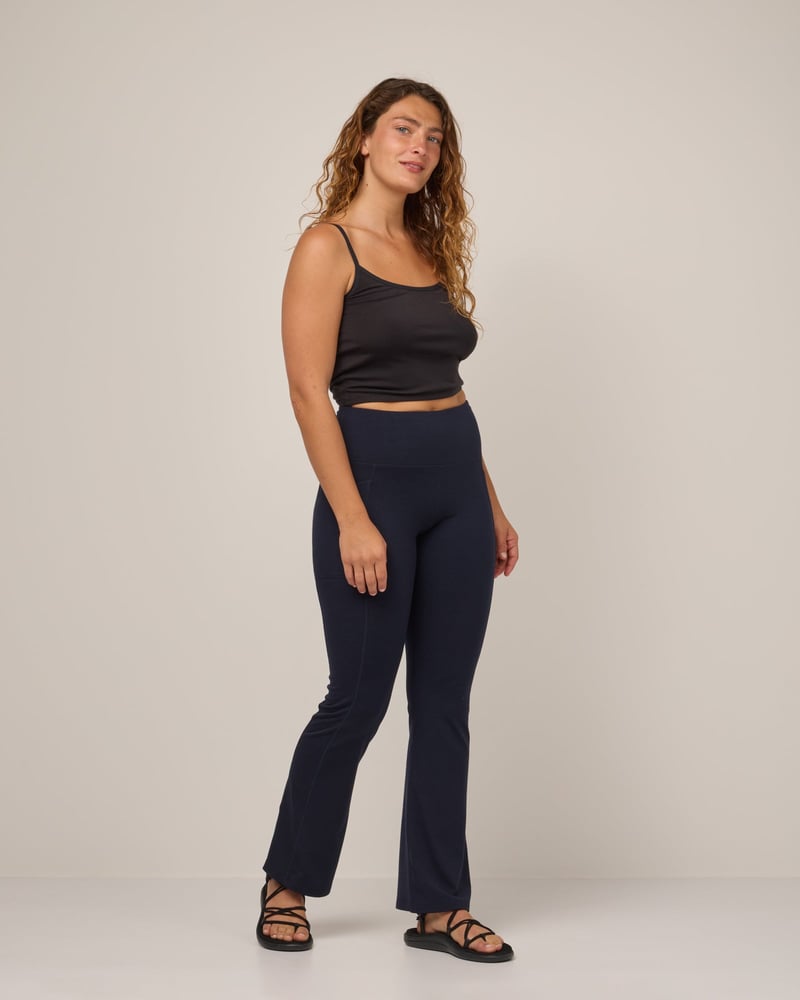 Summit Straight Cut Pocket Legging by Wool&, 68% Wool, 22% Nylon, 10% Elastane