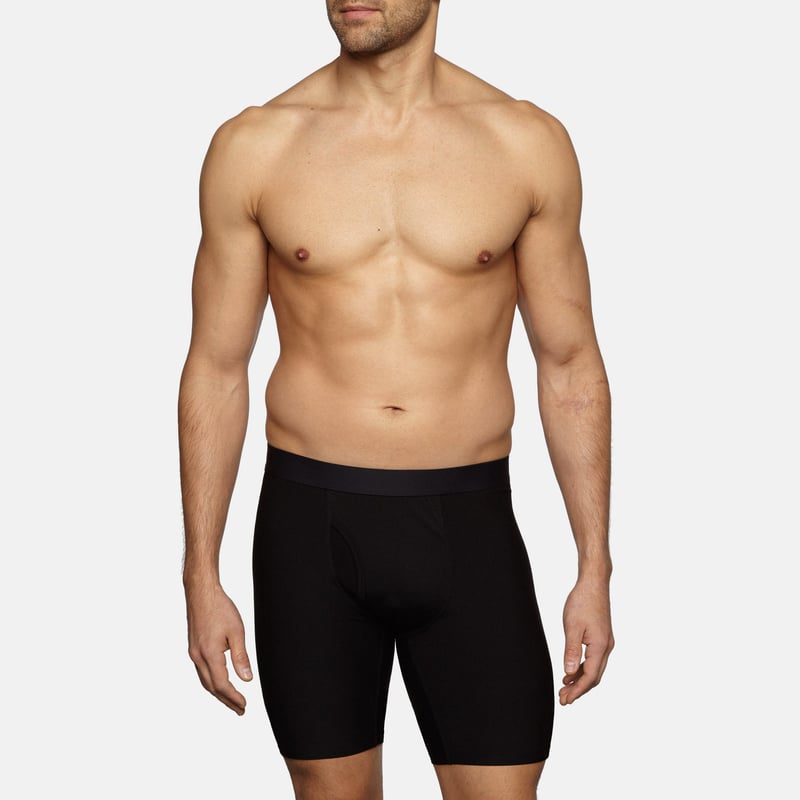 Men's Long Boxer Briefs by Wool&, 75% Wool, 22% Nylon, 3% Elastane