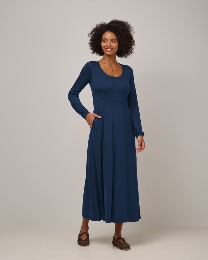 Ahna Empire Waist Dress by Wool&, 78% Wool, 22% Nylon