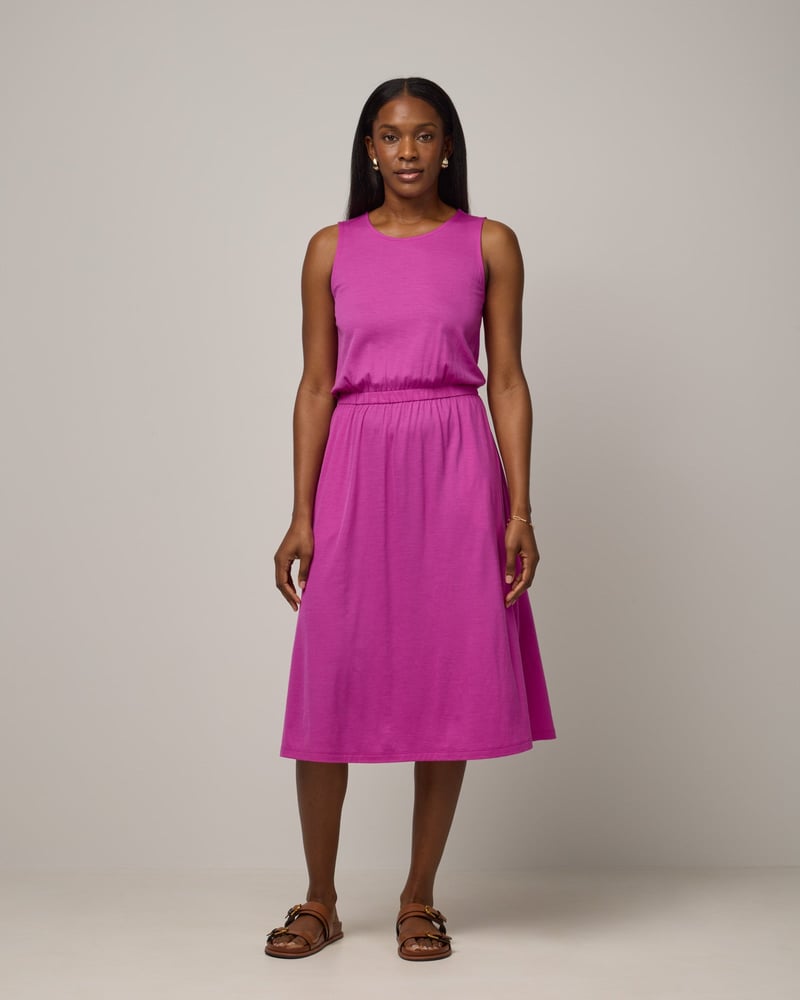 Sofia Fit & Flare Dress by Wool&, 78% Wool, 22% Nylon