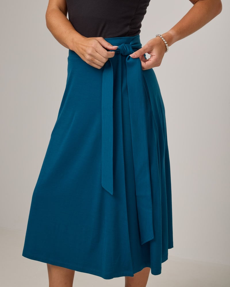 Skye Wrap Skirt by Wool&, 78% Wool, 22% Nylon
