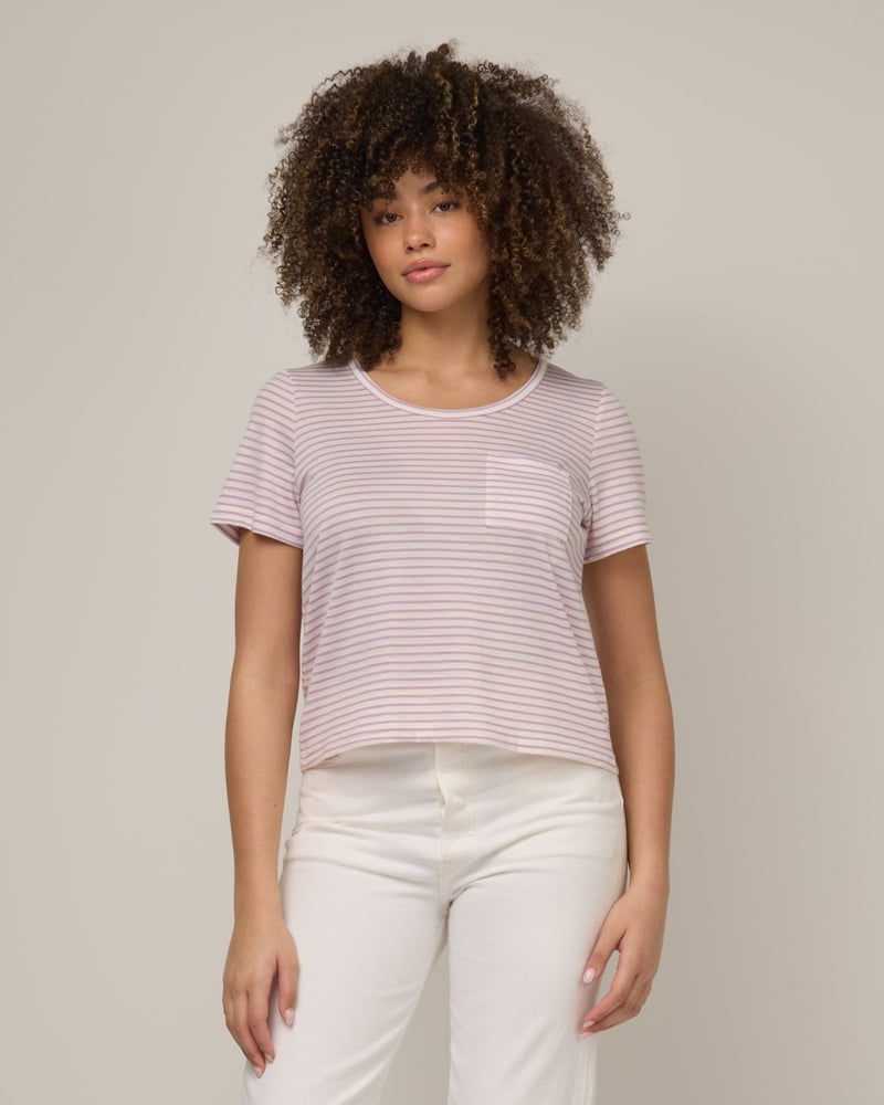 Hailee Boxy Tee by Wool&, 78% Wool, 22% Nylon
