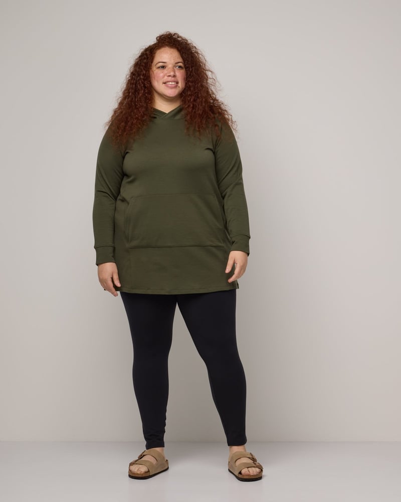 Everett Hoodie Tunic by Wool&, 75% Wool, 22% Nylon, 3% Elastane