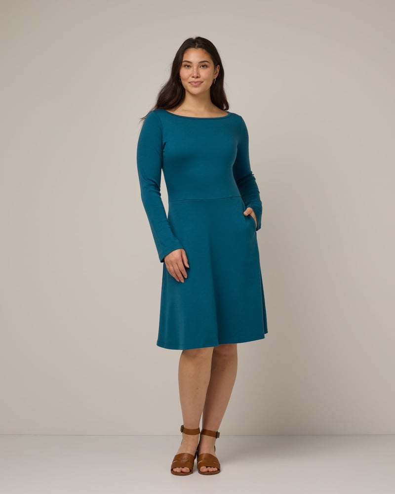 Marnie Bell Sleeve Dress by Wool&, 78% Wool, 22% Nylon