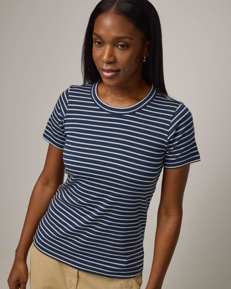 Taylor Ribbed Tee by Wool&, 74% Wool, 26% Nylon
