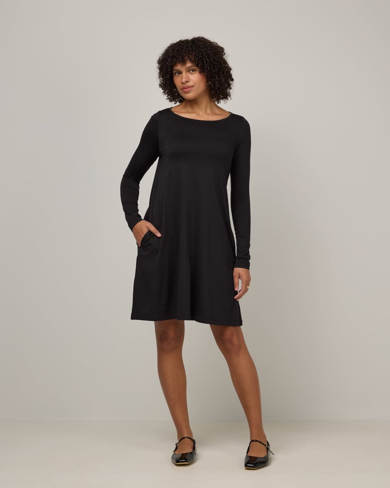 Rowena Swing Dress by Wool&, 78% Wool, 22% Nylon