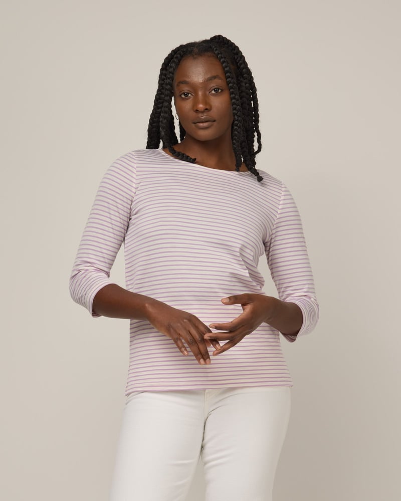 Colette Quarter-Sleeve Top by Wool&, 78% Wool, 22% Nylon