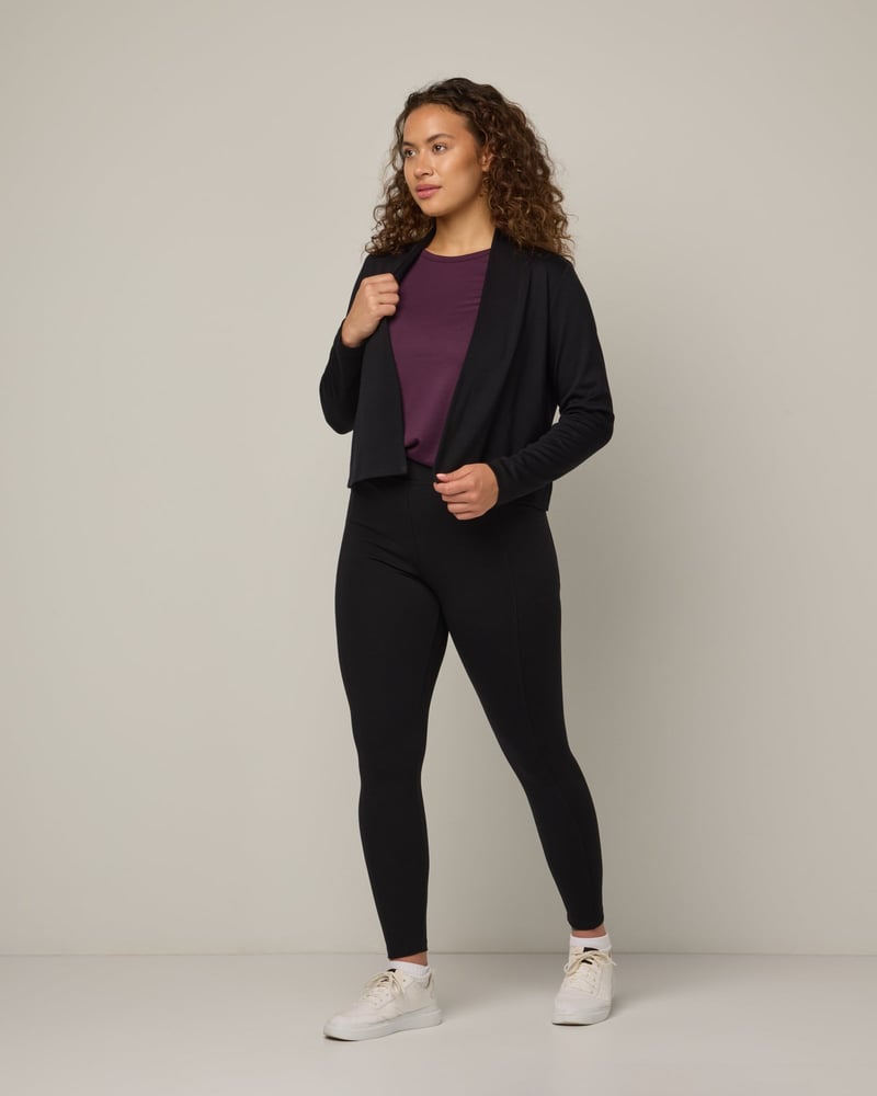 Terra Ponte Legging by Wool&, 71% Wool, 24% Nylon, 5% Elastane