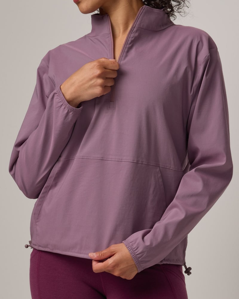 Venus Quarter Zip by Wool&, 61% Wool, 35% Nylon, 4% Elastane