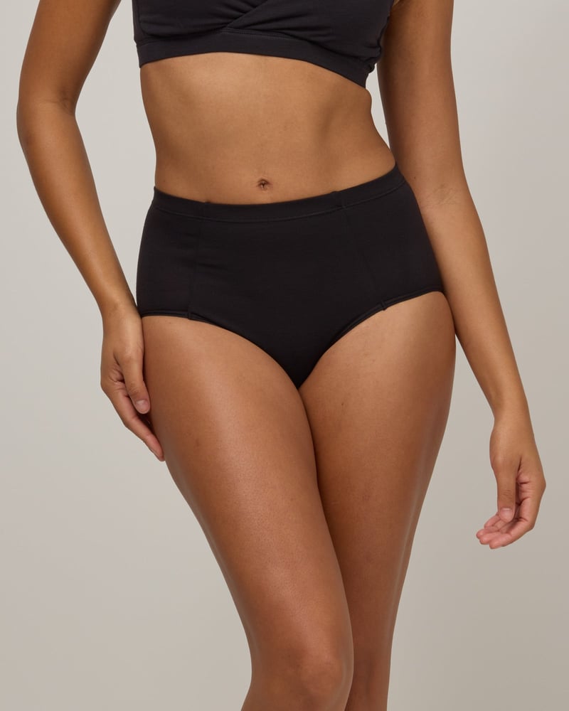 Roam High Waist Bikini by Wool&, 68% Wool, 25% Nylon, 7% Elastane