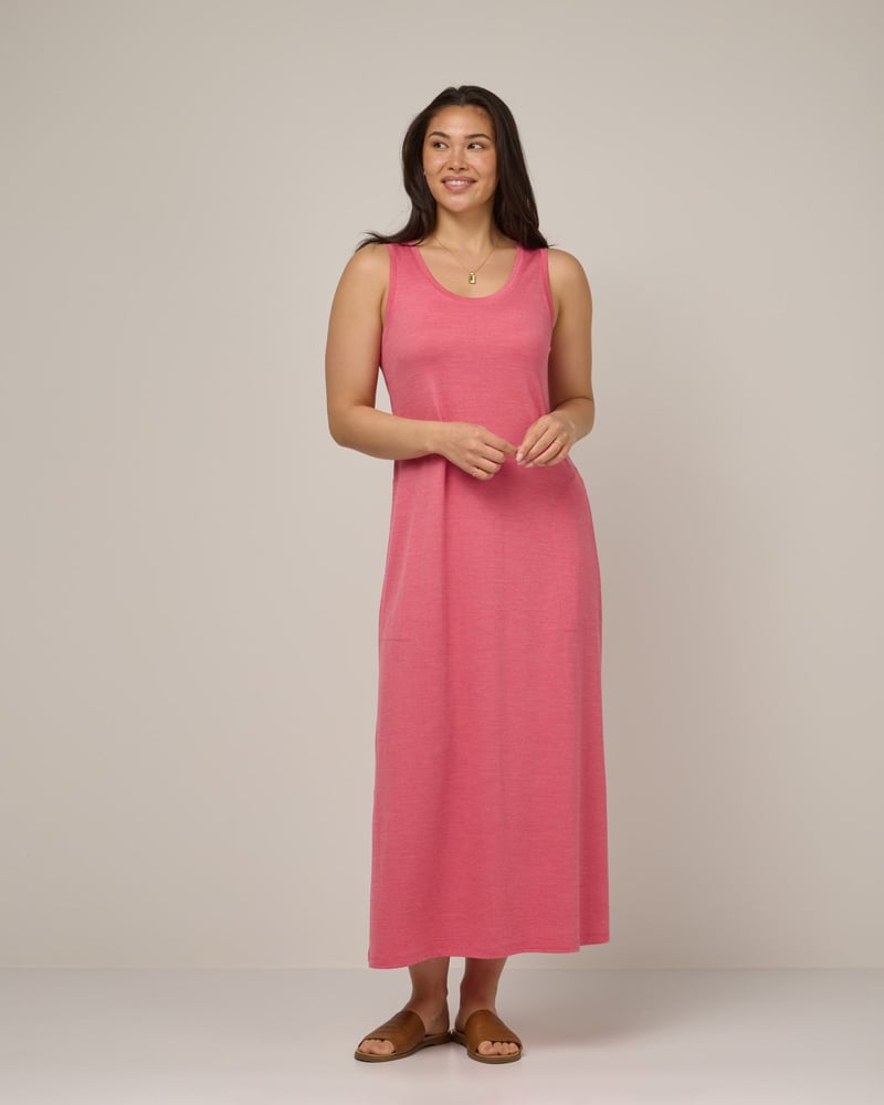 Audrey TENCEL™ Maxi Dress by Wool&, 49% Wool, 33% Lyocell, 18% Nylon