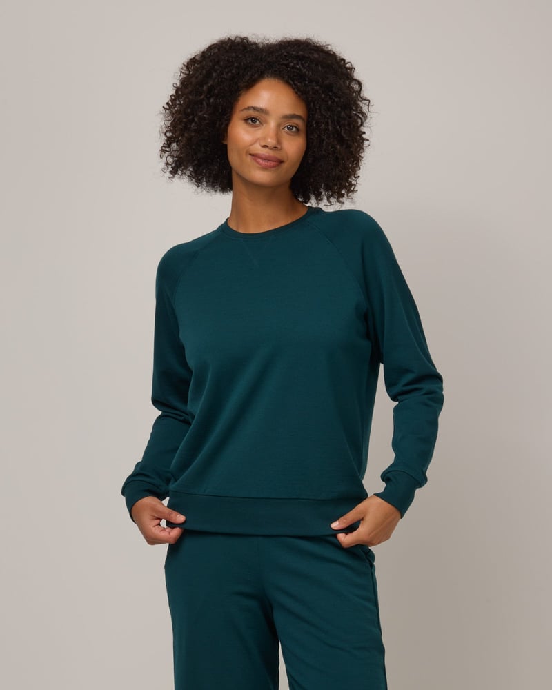 Aspen Sweatshirt by Wool&, 75% Wool, 22% Nylon, 3% Elastane