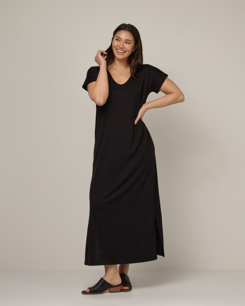 Freya Maxi Dress by Wool&, 78% Wool, 22% Nylon