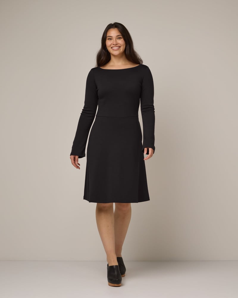 Marnie Bell Sleeve Dress by Wool&, 78% Wool, 22% Nylon