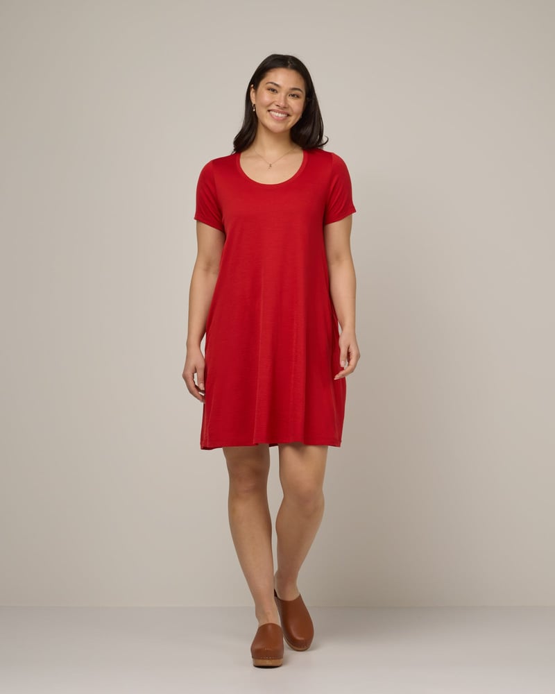 Maggie Swing Dress by Wool&, 78% Wool, 22% Nylon
