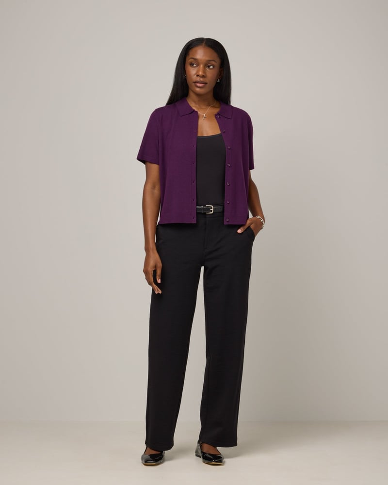 Carson Ponte Trouser by Wool&, 71% Wool, 24% Nylon, 5% Elastane