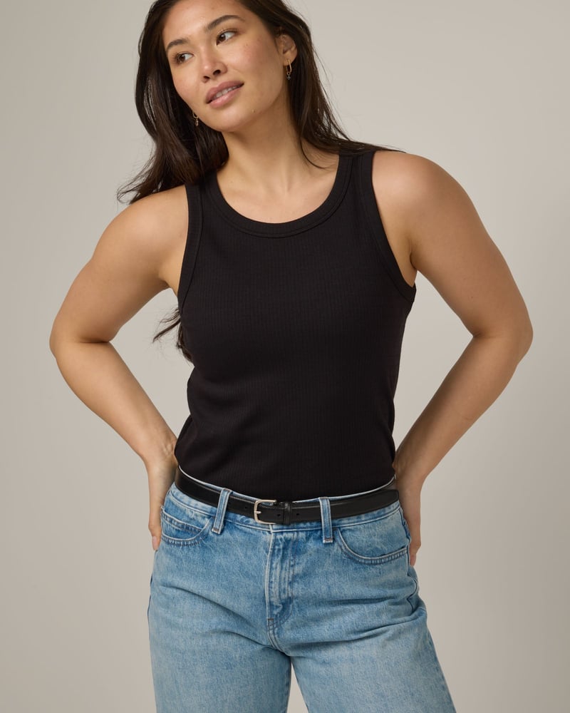 Lily Ribbed Tank by Wool&, 74% Wool, 26% Nylon